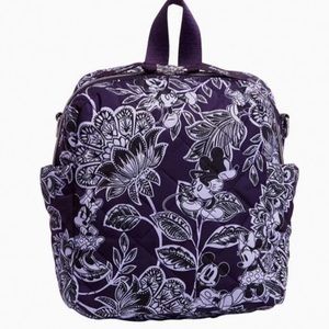 Vera Bradley convertible small backpack. Mickey and Minnie’s flirty flor…